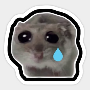 Sad Hamster Sticker